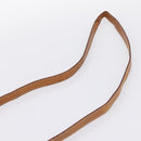 CELINE Macadam Canvas Hand Bag PVC Leather 2way Brown Gold Auth 196924-11