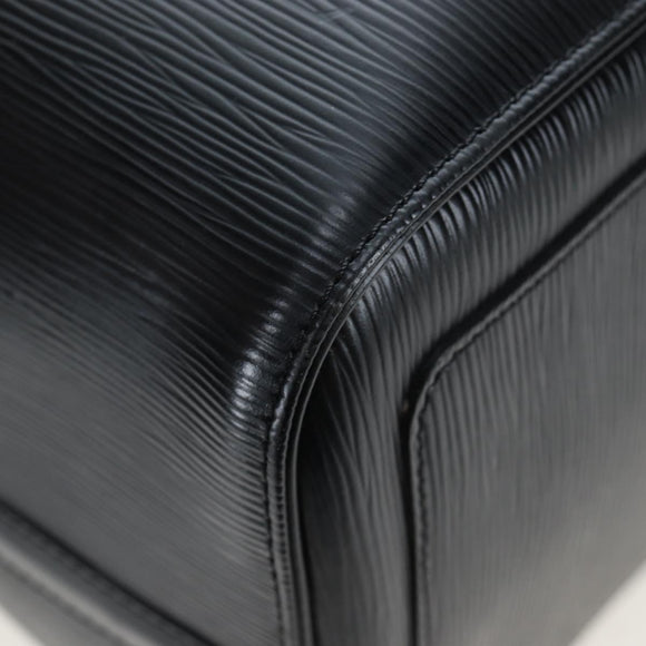 LOUIS VUITTON Epi Keepall 45 Boston Bag Black M42972 LV Auth 196925V