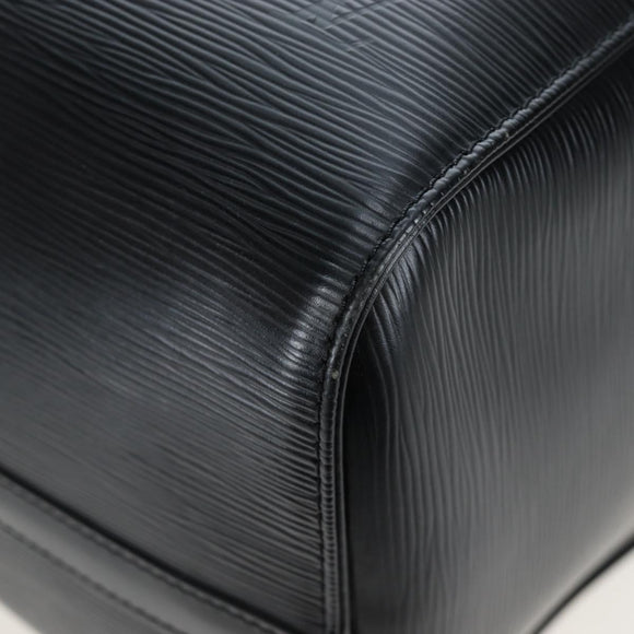 LOUIS VUITTON Epi Keepall 45 Boston Bag Black M42972 LV Auth 196925V