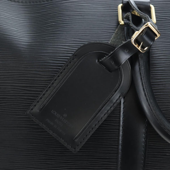 LOUIS VUITTON Epi Keepall 45 Boston Bag Black M42972 LV Auth 196925V