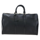 LOUIS VUITTON Epi Keepall 45 Boston Bag Black M42972 LV Auth 196925V-13