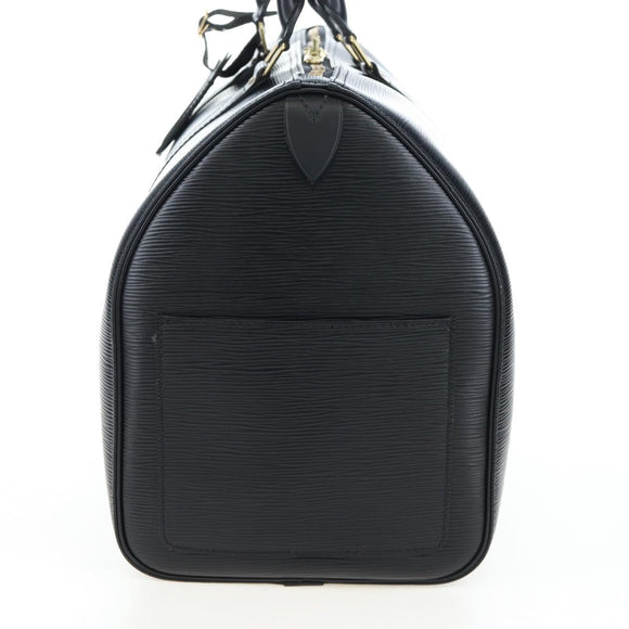 LOUIS VUITTON Epi Keepall 45 Boston Bag Black M42972 LV Auth 196925V