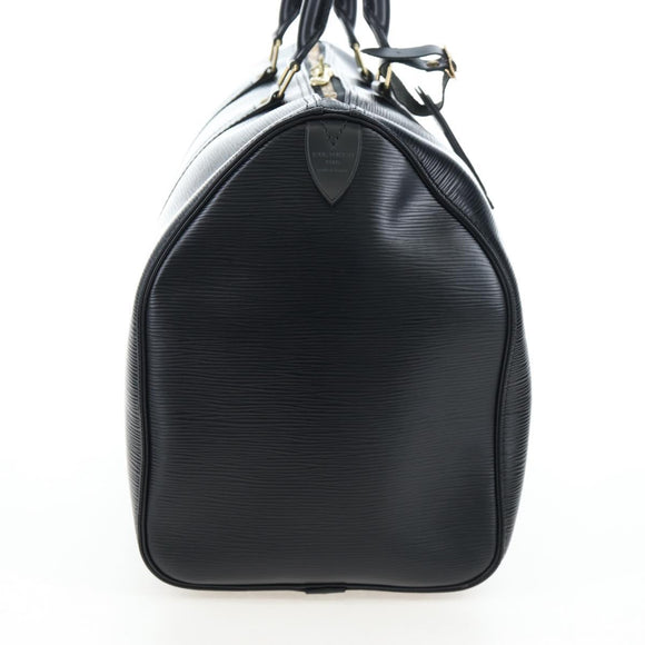 LOUIS VUITTON Epi Keepall 45 Boston Bag Black M42972 LV Auth 196925V