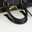 LOUIS VUITTON Epi Keepall 45 Boston Bag Black M42972 LV Auth 196925V-8