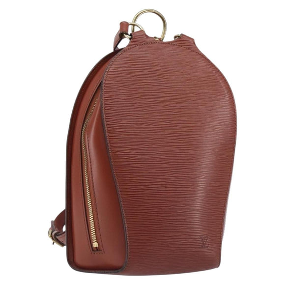 LOUIS VUITTON Epi Mabillon Backpack Brown M52233 LV Auth 196927A