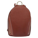 LOUIS VUITTON Epi Mabillon Backpack Brown M52233 LV Auth 196927A-13