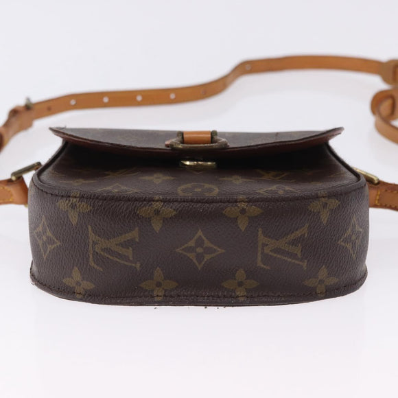 LOUIS VUITTON Monogram Saint Cloud PM Shoulder Bag M51244 LV Auth 196928