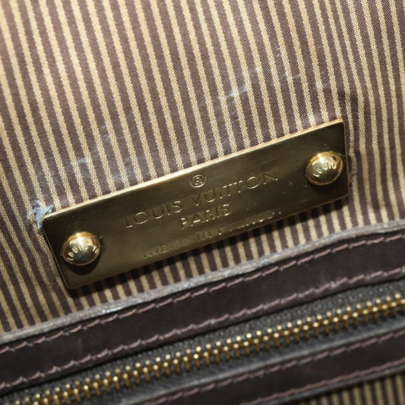 LOUIS VUITTON Monogram Bekia Anthracite Porte Documents Bag M95531 Auth 196929