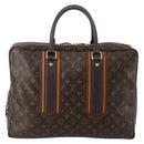 LOUIS VUITTON Monogram Bekia Anthracite Porte Documents Bag M95531 Auth 196929-2