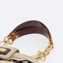LOUIS VUITTON Monogram Charm Mini Linda Hand Bag Ivory LV Auth 196930M-14