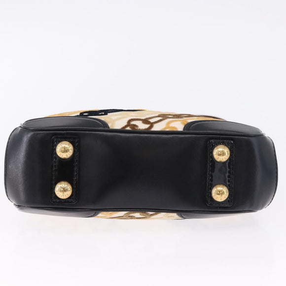 LOUIS VUITTON Monogram Charm Mini Linda Hand Bag Ivory LV Auth 196930M