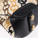 LOUIS VUITTON Monogram Charm Mini Linda Hand Bag Ivory LV Auth 196930M-15