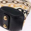 LOUIS VUITTON Monogram Charm Mini Linda Hand Bag Ivory LV Auth 196930M-16