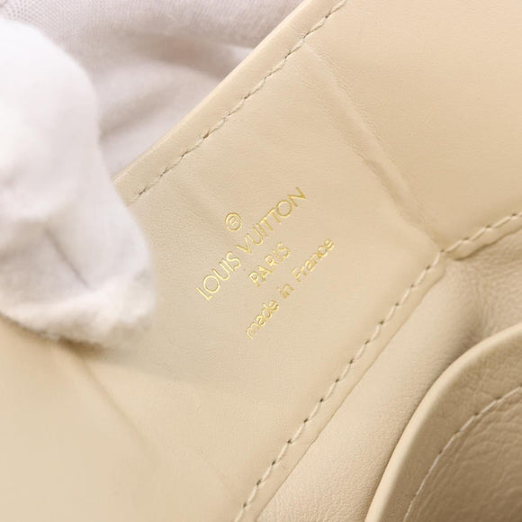 LOUIS VUITTON Monogram Charm Mini Linda Hand Bag Ivory LV Auth 196930M