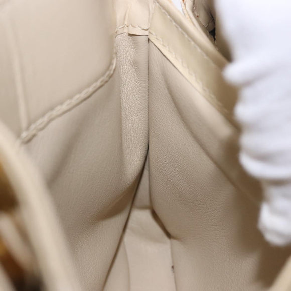 LOUIS VUITTON Monogram Charm Mini Linda Hand Bag Ivory LV Auth 196930M