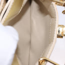 LOUIS VUITTON Monogram Charm Mini Linda Hand Bag Ivory LV Auth 196930M-27