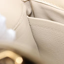 LOUIS VUITTON Monogram Charm Mini Linda Hand Bag Ivory LV Auth 196930M-11