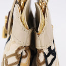 LOUIS VUITTON Monogram Charm Mini Linda Hand Bag Ivory LV Auth 196930M-4