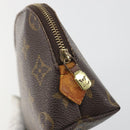 LOUIS VUITTON Monogram Pochette Cosmetic PM Pouch M43998 LV Auth 196931-8