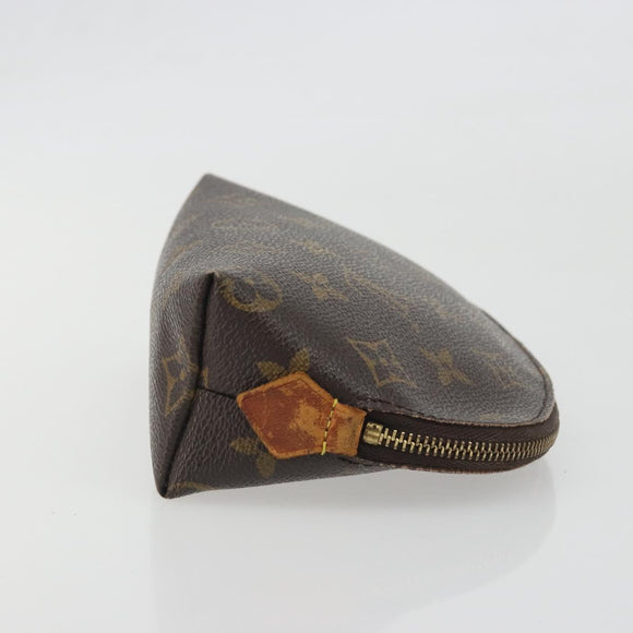 LOUIS VUITTON Monogram Pochette Cosmetic PM Pouch M43998 LV Auth 196931