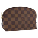 LOUIS VUITTON Damier Ebene Pochette Cosmetic PM Pouch N47516 LV Auth 196932-1