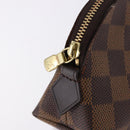 LOUIS VUITTON Damier Ebene Pochette Cosmetic PM Pouch N47516 LV Auth 196932-8