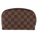 LOUIS VUITTON Damier Ebene Pochette Cosmetic PM Pouch N47516 LV Auth 196932-2