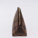 LOUIS VUITTON Damier Ebene Pochette Cosmetic PM Pouch N47516 LV Auth 196932-3