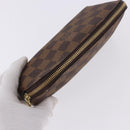 LOUIS VUITTON Damier Ebene Pochette Cosmetic PM Pouch N47516 LV Auth 196932-5