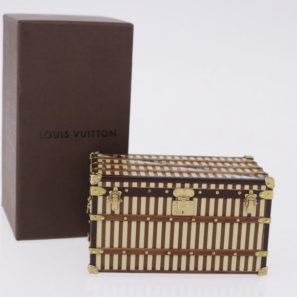 LOUIS VUITTON MALLE COURRIER 1888 Paper weight Beige Brown M99729 Auth 196934M