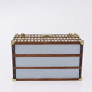 LOUIS VUITTON MALLE COURRIER 1888 Paper weight Beige Brown M99729 Auth 196934M-6