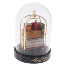LOUIS VUITTON Trunk Snow Globe Glass Clear LV Auth 196935A-1