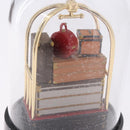 LOUIS VUITTON Trunk Snow Globe Glass Clear LV Auth 196935A-10
