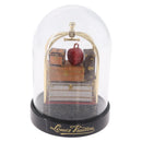 LOUIS VUITTON Trunk Snow Globe Glass Clear LV Auth 196935A-2