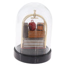 LOUIS VUITTON Trunk Snow Globe Glass Clear LV Auth 196935A-3