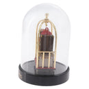 LOUIS VUITTON Trunk Snow Globe Glass Clear LV Auth 196935A-4