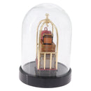 LOUIS VUITTON Trunk Snow Globe Glass Clear LV Auth 196935A-5