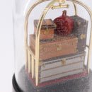 LOUIS VUITTON Trunk Snow Globe Glass Clear LV Auth 196935A-8