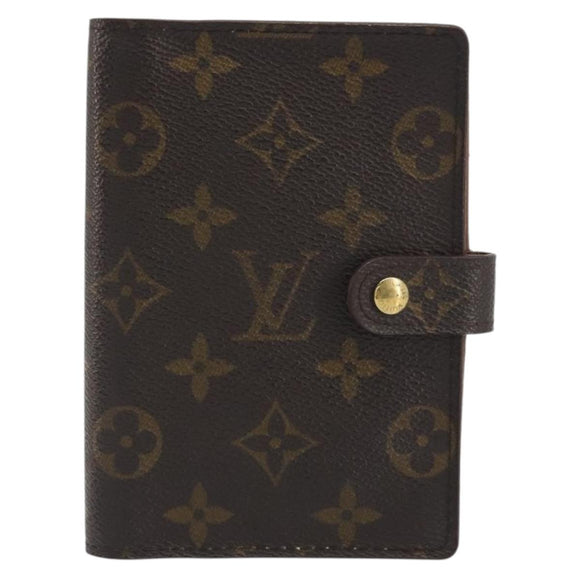 LOUIS VUITTON Monogram Agenda PM Day Planner Cover R20005 LV Auth 196938