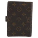 LOUIS VUITTON Monogram Agenda PM Day Planner Cover R20005 LV Auth 196938-2