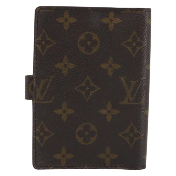LOUIS VUITTON Monogram Agenda PM Day Planner Cover R20005 LV Auth 196938