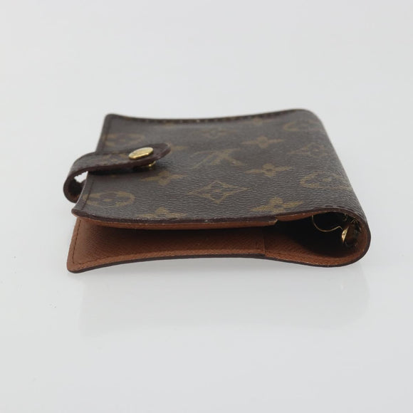 LOUIS VUITTON Monogram Agenda PM Day Planner Cover R20005 LV Auth 196938