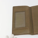 GUCCI GG Supreme Web Sherry Line Long Wallet PVC Beige Gold Auth 196939-19