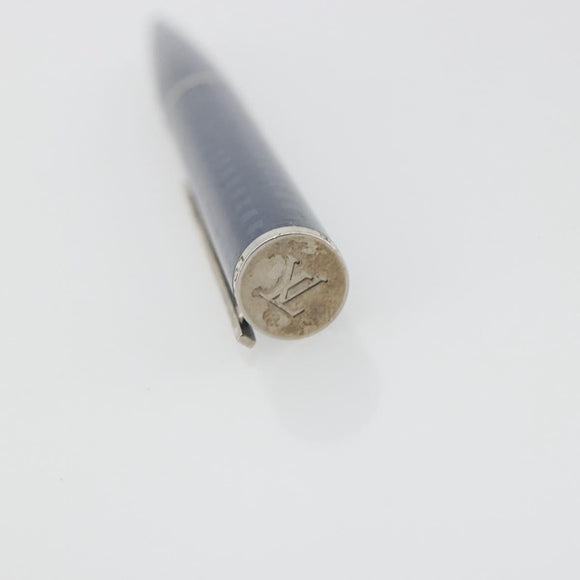 LOUIS VUITTON Jet Rack Ballpoint Pen metal Blue N79155 LV Auth 196940