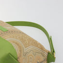 ETRO Hand Bag PVC Canvas Beige Gold Auth 196941A-8