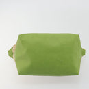 ETRO Hand Bag PVC Canvas Beige Gold Auth 196941A-9