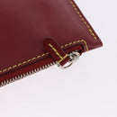 LOUIS VUITTON Epi Twist Bucket Pouch Pouch Red Silver LV Auth 196949-9