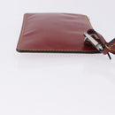 LOUIS VUITTON Epi Twist Bucket Pouch Pouch Red Silver LV Auth 196949-3