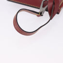 LOUIS VUITTON Epi Twist Bucket Pouch Pouch Red Silver LV Auth 196949-7