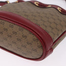 GUCCI Micro GG Supreme Fujiko-Pro Bag PVC Beige Gold 647801 Auth 196955M-13